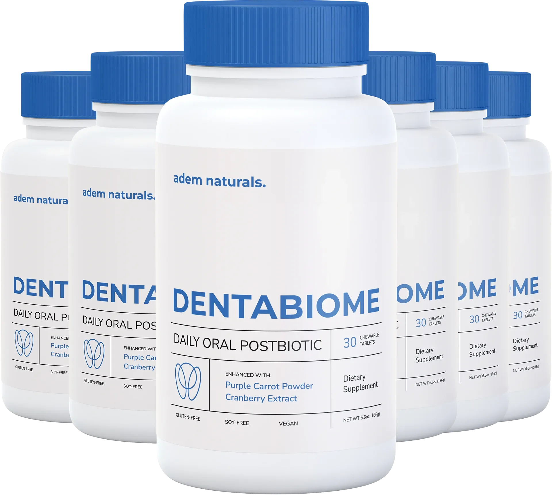 DentaBiome discounted multi bottle pack showing 3 and 6 bottle supply with special offer pricing