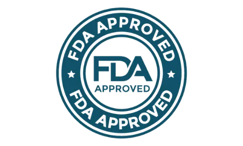 DentaBiome FDA approved facility manufacturing standards and quality control badge